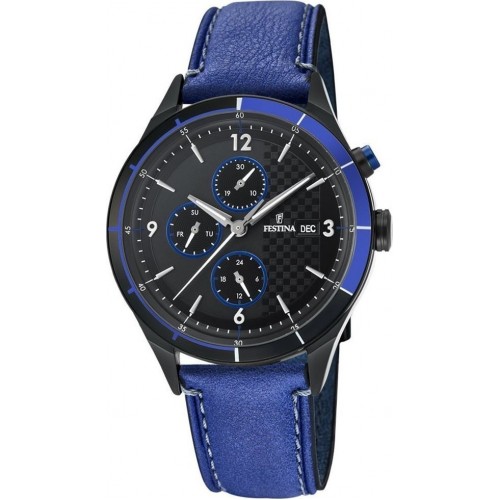 FESTINA Multifunction Blue Leather Strap F16994/2